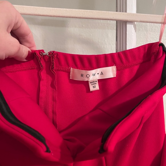 Red strapless jumpsuit! - Picture 3 of 4